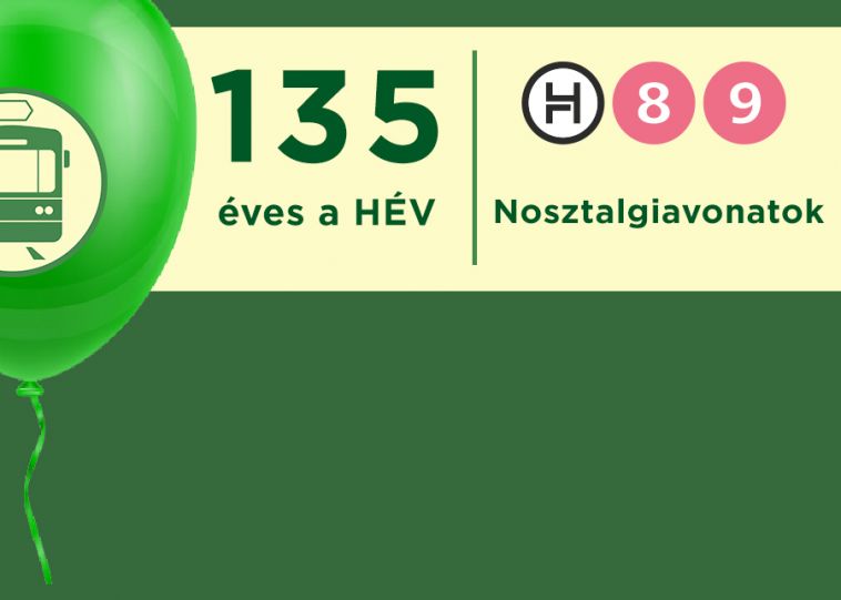 2022. augusztus 6-án ünnepeljük a HÉV 135. születésnapját. Ezen a napon az ünnepi rendezvény mellett különleges vonatokkal is utazhatnak a H8-as, illetve a H9-es HÉV vonalán.